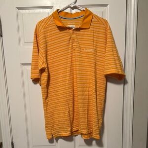 Columbia Tennessee Vols Orange Striped Polo